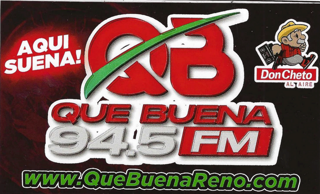 Que Buena 94.5 FM Sticker